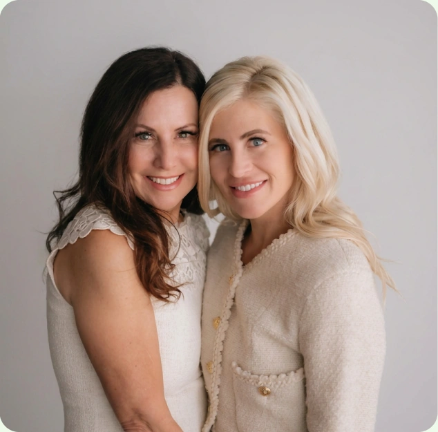 Mindy and Courtney, the mother-daughter team behind Newborn Advantage